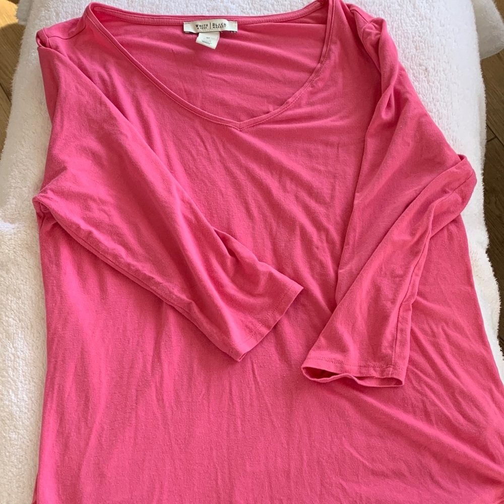 Bright Pink Long Sleeve Top